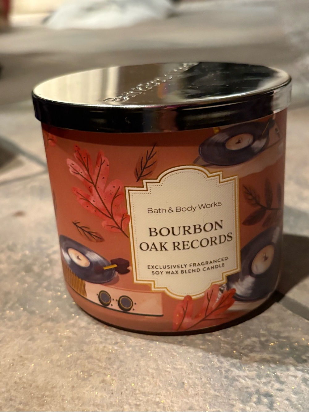 Bath & Body Works Bourbon Oak Records Scented Candle - currently sold out